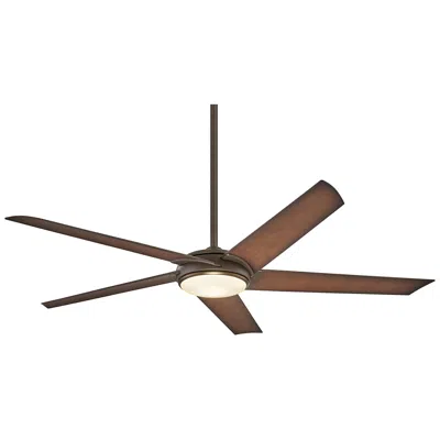 Minka Aire 60"  Raptor Bronze Modern Led Ceiling Fan With Remote