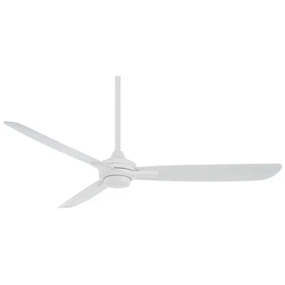 Minka Aire 60"  Rudolph Flat White Outdoor Ceiling Fan With Remote