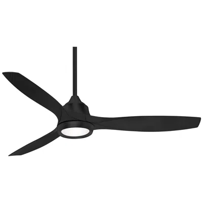 Minka Aire 60"  Skyhawk Coal Modern Led Ceiling Fan With Remote Control