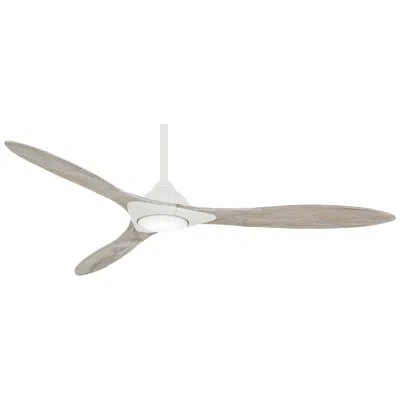 Minka Aire 60"  Sleek White Led Modern Smart Ceiling Fan