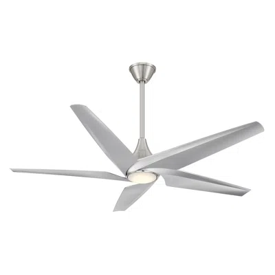 Minka Aire 60" Switch Brushed Nickel 5-blade Led Smart Ceiling Fan