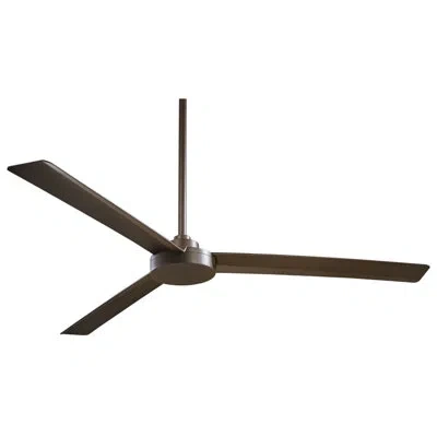 Minka Aire 62" Roto 3 - Blade Outdoor Propeller Ceiling Fan With Wall Control In Oil Rubbed Bronze