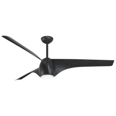 Minka Aire 65"  Airewave Black Maple Indoor Led Ceiling Fan With Remote