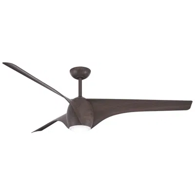 Minka Aire 65"  Airewave Dark Maple Indoor Led Ceiling Fan With Remote