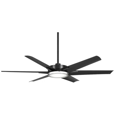 Minka Aire 65"  Deco Coal Outdoor Rated Cct Led Ceiling Fan With Remote