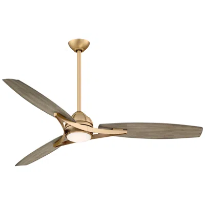 Minka Aire 65"  Molino Soft Brass Wet Location Led Smart Fan