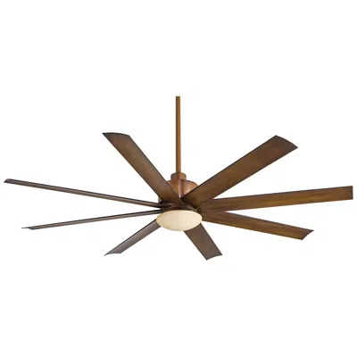 Minka Aire 65"  Slipstream Koa Brown Wet Rated Ceiling Fan With Remote