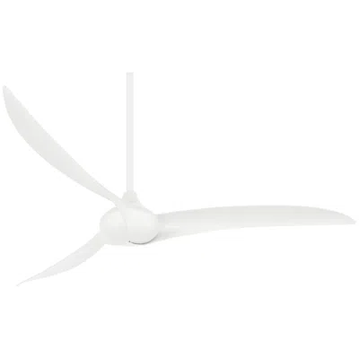 Minka Aire 65"  Wave White Ceiling Fan With Remote Control