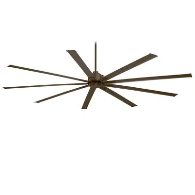 Minka Aire 72" Xtreme 9 - Blade Standard Ceiling Fan With Remote Control In Oil Rubbed Bronze