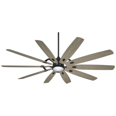 Minka Aire 84"  Barn H2o Coal Large Outdoor Led Smart Ceiling Fan