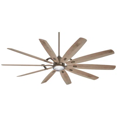 Minka Aire 84"  Barn H2o Heirloom Bronze Outdoor Led Smart Ceiling Fan