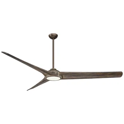 Minka Aire 84"  Timber Led Heirloom Bronze Indoor Large Fan With Remote