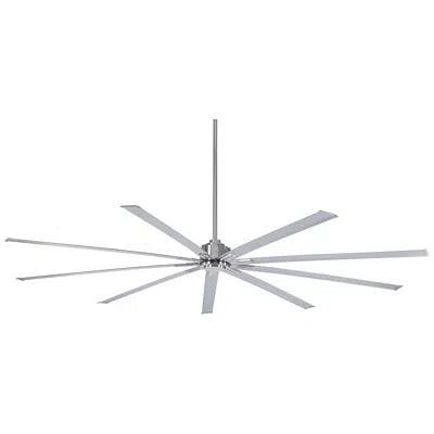 Minka Aire 96"  Xtreme Brushed Nickel Large Ceiling Fan With Remote