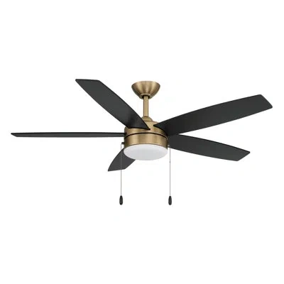 Minka Aire Airetor 52" Led Ceiling Fan In Black