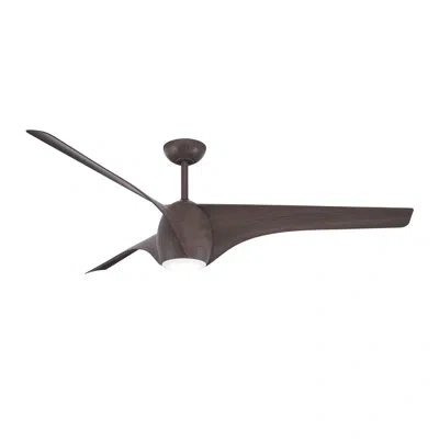 Minka Aire Airewave - 65" Led Ceiling Fan In Dark Maple,dark Maple,dark Maple