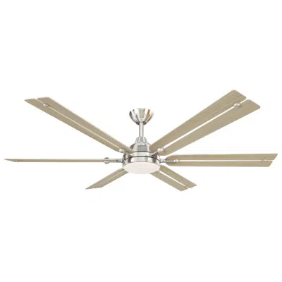 Minka Aire Allegata 56-in Cct Led Brushed Nickel Indoor 6-blade Ceiling Fan