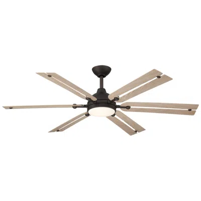 Minka Aire Allegata 56-in Cct Led Dark Bronze Indoor 6-blade Ceiling Fan