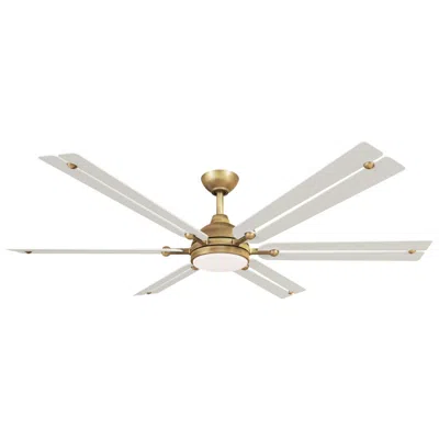 Minka Aire Allegata 56-in Cct Led Heritage Brass Indoor 6-blade Ceiling Fan