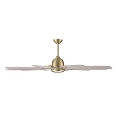 Minka Aire Barn 65" 5cct Led Smart Ceiling Fan In Bleached Wood