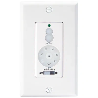 Minka Aire Dc Fan Wall Control In White Finish