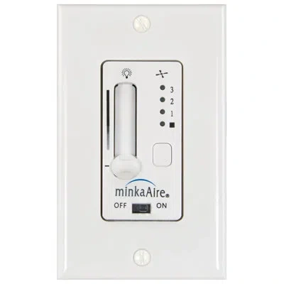 Minka Aire Dc Wall Speed Control For Dc Pull Chain Fans In White Finish