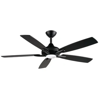 Minka Aire Dyno 52" Led Ceiling Fan In Black