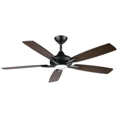 Minka Aire Minka-aire Dyno 52-in Led Coal Black Indoor Ceiling Fan With Remote