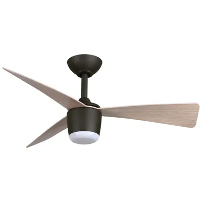 Minka Aire Minka-aire Elavan 36-in Led Dark Bronze Indoor-outdoor 3-blade Ceiling Fan