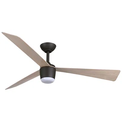 Minka Aire Minka-aire Elavan 52-in Led Dark Bronze Indoor-outdoor 3-blade Ceiling Fan