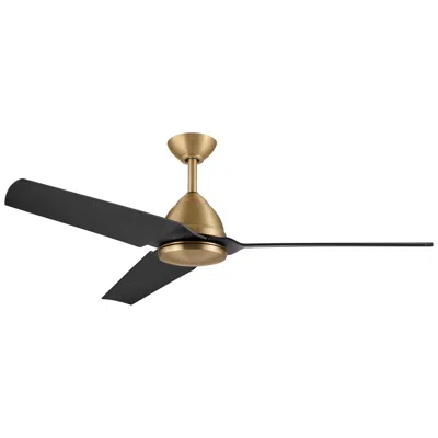 Minka Aire Minka-aire Java 54-in Legacy Brass And Black 3-blades Ceiling Fan
