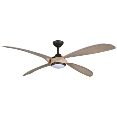 Minka Aire Minka-aire Mortyn 60-in Led Dark Bronze Indoor-outdoor 4-blade Ceiling Fan