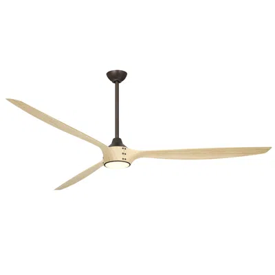 Minka Aire Minka-aire Pierce 84-in Led Dark Bronze Indoor 3-blade Smart Ceiling Fan