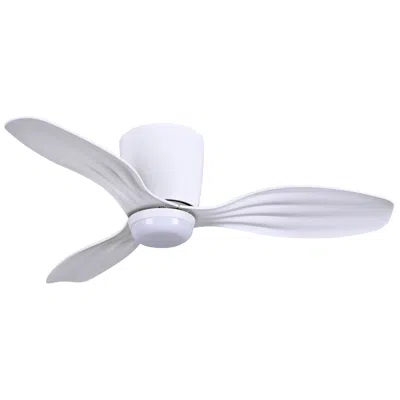 Minka Aire Minka-aire Ventiara 36-in Led Flat White Indoor/outdoor 3-blade Ceiling Fan