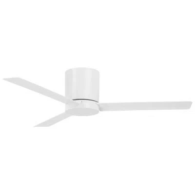Minka Aire Roto Flush 52'' Ceiling Fan With Led Lights In Flat White