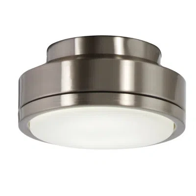 Minka Aire Rudolph 1-light Led Ceiling Fan Bowl Light Kit In Brushed Nickel