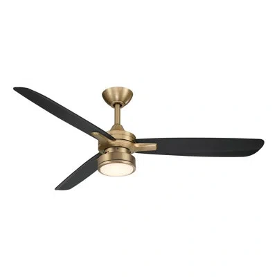 Minka Aire Rudolph 52" Ceiling Fan In Black