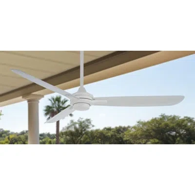 Minka Aire Rudolph Wet - 60" Ceiling Fan In Flat White,flat White,flat White