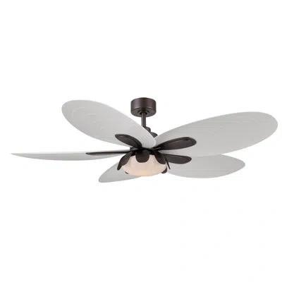 Minka Aire Saltcress 60" 5cct Led Smart Ceiling Fan In Bronze