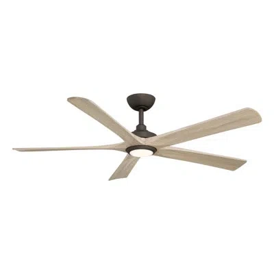 Minka Aire Seressa 56" 5cct Led Smart Ceiling Fan In Bronze,ashwood