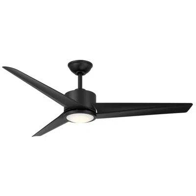 Minka Aire Verna 52-in Cct Led Coal Black Indoor 3-blade Ceiling Fan