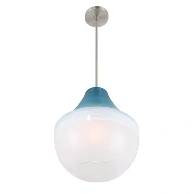Minka Lavery 1 Light Pendant In Blue Ombre