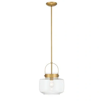 Minka Lavery 1 Light Pendant In Legacy Brass
