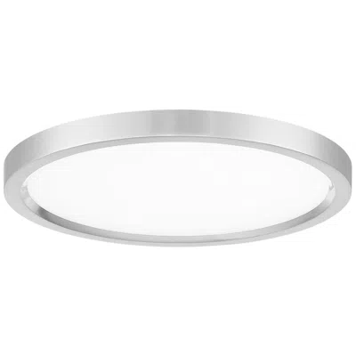 Minka Lavery 15" Wide Round Modern Led Ceiling Light In Nickel