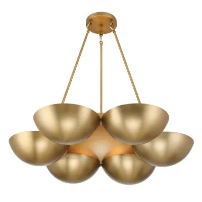 Minka Lavery 6 Light Chandelier In Legacy Brass
