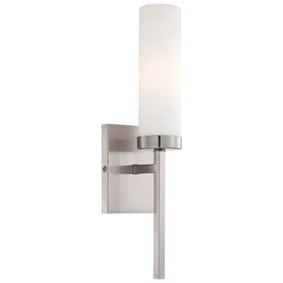 Minka Lavery Abernathy 15 1/4" High Brushed Nickel Ada Wall Sconce
