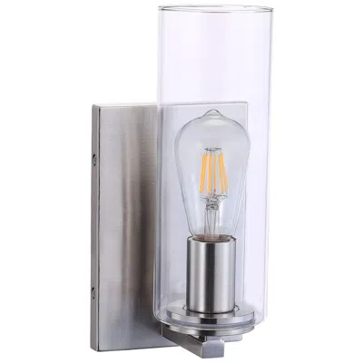Minka Lavery Acacia 11" High Brushed Nickel Modern Metal Wall Sconce