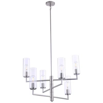 Minka Lavery Acacia 30" Wide Brushed Nickel 6-light Chandelier