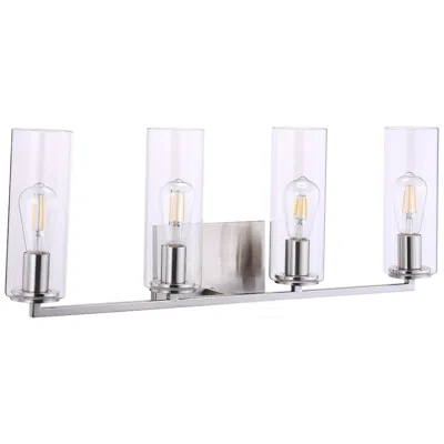 Minka Lavery Acacia 33 3/4" Wide Brushed Nickel Metal 4-light Bath Light