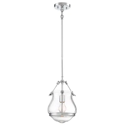 Minka Lavery Atrio 1-light Chrome Mini-pendant To Semi-flush Light