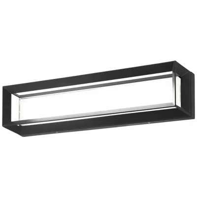 Minka Lavery Averton 22" Wide Coal Metal Rectangular Led Bath Light